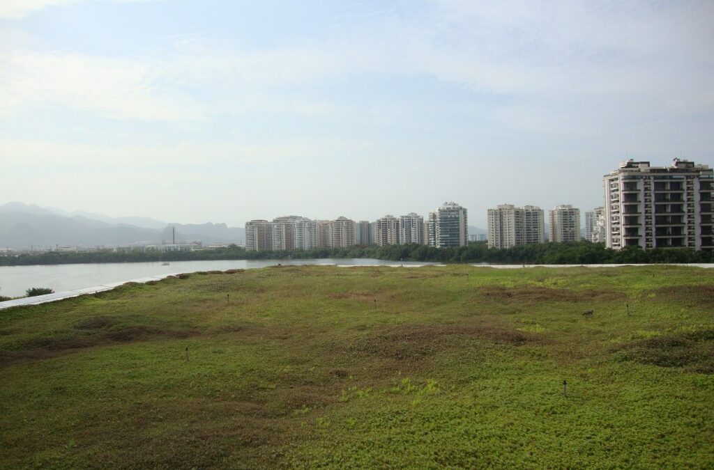 Telhado verde em shopping melhora o bem estar
