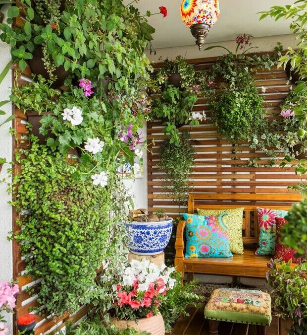 Inspire-se em jardins criados em sacadas de apartamento!
