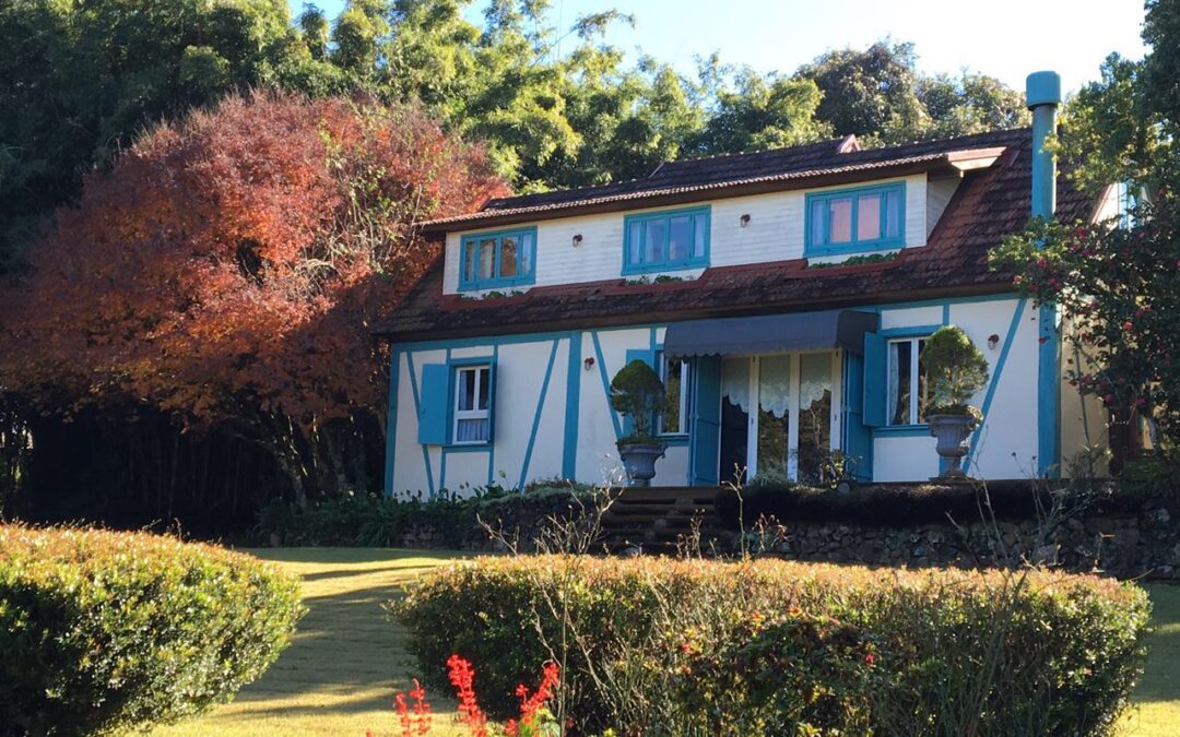 Jardim em sítio na serra gaúcha